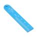 Lizealucky Dental Ruler Endo Ruler Dental Measuring Ruler Endo Ruler Aluminum Alloy Oral Gauge AutoClavable Endodontic Measure Instruments Blue