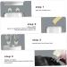2 in 1 Hair Oil Applicator Bottle for Hair Growth - Scalp Oil Dispenser with Clear Scale & 5 Rebound Columns - Buy Online on SooperMarket.com