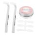 Gogogmee 1 Set Eye Makeup Aid Reusable Lower Eyelashes Stamp Lash Stamp for Bottom Eyelashes Eyelash Guide Lash Stamp for Lower Lashes Eyelash Stamp for Lower Eyelashes Eyelash Stencil