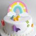 Airfish Rainbow Cake Topper Rainbow Cake Decoration for Happy Birthday Rainbow Theme Cake Supplies for Boys and Girls Party Anniversary Wedding Kids - Buy Online on SooperMarket.com