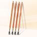 Eyebrow Pencil DoubleSided Waterproof 4 Pieces LongLasting Eyebrow Makeup Pencil Moderate Hardness Spiral Brush Head Beech Pen Handle for Daily Travel (Coffee) - Buy Online on SooperMarket.com