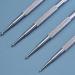 4pcs Nail Art Paint Dot Tool Set Dotting Painting Pen Polish Carving Tackle Manicure Drawing Kit for Salon Home Nail Art Professional Enthusiast(Silver Size:12.5cm) - Buy Online on SooperMarket.com