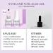Saviland 15ML 4-in-1 Nail Glue Set for Fake Nails & Poly Gel - Super Strong Gel Base Strengthen, Slip Solution, Nail Repair Treatment - 2pcs - Buy Online on SooperMarket.com