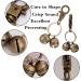 KREDHONG 2 Pairs Extra Loud Cat & Dog Bells Pet Tracker Bells Dog Bells Durable Brass Bells for Pets Collar Charm Pendant Bells for Dogs Cats Harness Training - Buy Online on SooperMarket.com
