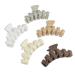 Big Hair Claw Clips, 4.5 Inch Non-Slip Matte Large Claw Clips, 5 Color Strong Hold Perfect for Women for Thick or Thin Hair Women and Girls, Comfortable Fashionable and Beautiful