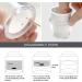 XAOUS Cream Jar Vacuum Bottle - Small Airless Cosmetic Container with Pump, Leak Proof Travel Container for Creams, Gels & Lotions - 0.1 1pcs - Buy Online on SooperMarket.com