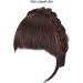 Fluffy Fake Hair Band Bangs Braid Headband Wig Bangs Headband with Bangs Fluffy Front Fake Bangs Non slip Headband Hair Extensions for Women Girls - Dark Brown - Buy Online on SooperMarket.com