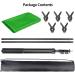 Hemmotop 5x6.5ft Green Screen Backdrop Kit for Photography, Chromakey Virtual Background for Zoom & YouTube - Includes Stand, Sheet, and 5 Clamps - Buy Online on SooperMarket.com