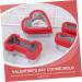 Zerodeko 9 Pcs Valentine's Day Stencils Reusable Cake Mold Kitchen Chocolate Molds Valentines Day Cookie Cutters Letter Stamps for Clay Cookie Mold Sandwich Die Cutting Stainless Steel Red - Buy Online on SooperMarket.com
