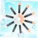 FOYTOKI 100 Pcs Women Makeup Brush Eye Shadow Applicator Makeup Eye Shadow Brush Eye Shadow Brush Sponge - Buy Online on SooperMarket.com