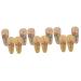 ABOOFAN 6 Pairs Hairpin No Slip Fabric Hair Clip Kids Accessories for Girls Kids Hair Clip Girl Cute Hair Barrettes for Fine Hair Baby Hair Pin Alloy Toddler Little Girl Cloth Flowers