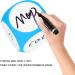 Fockety Write on Wipe Off Dice - 3.9in Blank EVA Dry Erase Cubes in Blue | Portable Teaching Aids for Writing Letters Numbers & Shapes | Vibrant & Cleanable - Buy Online on SooperMarket.com