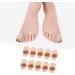 TYTOGE 10pcs Toe Cushion Tubes - Relief for Overlapping Toes, Bunions - Gel Fiber Sleeves - Reduce Pressure and Ache - Buy Online on SooperMarket.com