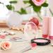 Newtay 20 Pcs Silicone Lip Brush Covers and Brushes for Lipsticks, Lip Gloss, Balm - Pink/White - Buy Online on SooperMarket.com