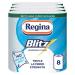 Regina Blitz Household Towel 560 Oversized Sheets Three-Ply Thickness 8 Rolls