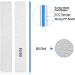12pcs 80/80 Grit Jumbo Nail Files for Acrylic Nails - Professional Square Emery Boards for Manicure & Nail Techs - Buy Online on SooperMarket.com