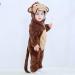 COOKY.D Unisex Winter Animal Hooded Baby Romper - 18-24 Months, Dark Brown - Buy Online on SooperMarket.com