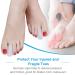 Gel Toe Cap Silicone Protectors - 10 Pairs | Adjustable Pain Relief for Toes and Fingers - Buy Online on SooperMarket.com