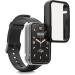 kwmobile Cover Comaptible with Xiaomi Mi Band 7 Pro (Set of 2) -Tempered Glass with Plastic Frame - Black/Transparent black / transparent - Buy Online on SooperMarket.com