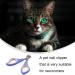 NOOMIEQCF Pet Nail Clippers Round Hole Pet Nail Scissors Stainless Steel Pet Nail Trimmers for Cat Dog Small Animals - Buy Online on SooperMarket.com