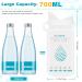 OUMEE 700ML Emergency Disposable Urinal Bags - 20 Pack | Camping, Travel, Traffic Jam Portable Toilet Bags - Unisex Urine & Vomit Bag for Men, Women, Kids - White - Buy Online on SooperMarket.com