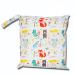Egurs Wetbag Waterproof Reusable Diaper Bag Nappy Bag White Zoo M 30 * 28cm M 30*28cm White Zoo