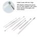 8pcs Stainless Steel Ear Pick Kit for Earwax Removal Spiral Double-Headed Cleansing Tools - Buy Online on SooperMarket.com