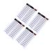 PLAFOPE Authentic Eyebrows 4pcs Eyebrow Stickers Brow Shaper Stencil 6d Eyebrows Imitation Eyebrow 3d Make up Transfer Stickers