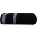 CASA COPENHAGEN Solitaire 600 GSM 6-Piece Towel Set - Egyptian Cotton, White + Black - Buy Online on SooperMarket.com