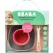 Baba Silicone Feeding Set - Plate, Bowl, Cup, Spoon - Strong Suction Pad - Pink - Baby & Children - 4 Piece Meal Set - Buy Online on SooperMarket.com