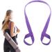 Garneck Adjustable Cotton Yoga Mat Carrier Sling - Extra Long Strap for Yoga Exercise - Black Lavender - Buy Online on SooperMarket.com