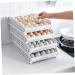 OSALADI Box 30 Fridge Eggs Drawer Containers for Food Egg Container Refrigerator Anti-collision At Home As Shown 33X26.5X14.3cm - Buy Online on SooperMarket.com