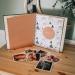 Peachly Minimalist Baby Memory Book - Baby First Year Keepsake for Milestones | Simple Grey Linen Scrapbook for Boy or Girl | 60 Pages - Buy Online on SooperMarket.com