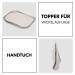 Hauck Topper & Towel for Changing Mat - Breathable Muslin & Terry Cloth Washable 60 C Unisex Design for Hauck Change N Clean (Beige Dots) - Ideal for Babies - Buy Online on SooperMarket.com
