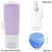 10-Pack Travel Bottles Set - 3oz Leakproof Silicone Containers | TSA Approved Toiletry Bottles for Shampoo, Lotion, Soap - Multicolor - Buy Online on SooperMarket.com