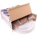WDF 125PCS Rose Gold Plastic Silverware & Disposable Plates Set - Ideal for Wedding, Party, Christmas - Includes 25 Dinner Plates, 25 Salad Plates, 25 Forks, 25 Knives, 25 Spoons - Buy Online on SooperMarket.com