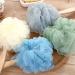 Buy Blue Shower Bath Balls - Soft Solid Color Bath Sponge for Relaxing Bath Time - Buy Online on SooperMarket.com