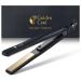 Lure and smooth smoothing iron - 5 years of worry -free use - Hair styling hair Straightener smooth iron and curling rod 2 in 1 make it smooth and curly (829 gold)