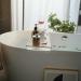 Acrylic Bathtub Tray Caddy with Non-Slip Surface and Gold Handles - Buy Online on SooperMarket.com