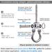 SELEWARE 304 Stainless Steel Swing Hangers Set - Heavy Duty 1800LB Capacity for Playground, Yoga Hammock, Porch Swing Sets - 4-3/4 Inch, 2pcs - Buy Online on SooperMarket.com
