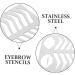 Mikinona Eyebrow Template Eyebrow Shaper Kit Eyebrow Mold Eyebrow Practice Template Stainless Steel Lipstick - Buy Online on SooperMarket.com