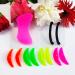 PERMANIA Lash Lift Rods Rainbow Soft Silicone Pads L Curls for Eyelash Perm Kit 3 in 1 with Eyelash Lifting Ribbon & Reusable Eye Patches for Different Eye Shapes