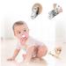 24-Piece Natural Beech Wood Pacifier Clips Teething Toy DIY Holder Accessories - Buy Online on SooperMarket.com