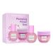 Glow Recipe Hyaluronic Acid Plumping Power Duo - Plum Serum (30ml) & Face Cream (50ml) - Vegan Daily Moisturizer & Anti Aging Collagen Face Serum - Hyaluronic Cream for Women & Sensitive Skin (1 Kit)