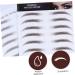 WOFASHPURET Fake Eyebrow Stickers 4pcs Authentic for Semi Supplies Men Grooming Brow Shaper Like Tools Stimulation Fake - Buy Online on SooperMarket.com