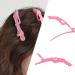 ZEVONDA 10Pcs Pink Crocodile Hair Clips - Professional Styling Barrettes with Nonslip Grip and Wide Teeth for Women and Girls - Buy Online on SooperMarket.com