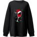 Kinrui Oversized Wine Glass Graphic Shirt Women - Black XX-Large - Buy Online on SooperMarket.com
