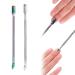 Sibba 2 Pcs Stainless Steel Cuticle Pusher Tool Nail Polish Nail Art Remover Tools Nail Scraper For Professional Uv Gel Nail Cuticle Cleaner Fingernails and Toenails Polish Pedicure Cuticle Trimmer