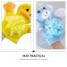 EXCEART 4pcs Kids Wash Gloves Bath Sponge Mitt Set - Children's Puppet Shower Loofah Gloves - Buy Online on SooperMarket.com