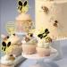 36 Pieces Hummel Cake Decoration - Glitter Honeycomb Cupcake Picks for Baby Shower & Birthday Party Accessories - Honeybee Theme - Buy Online on SooperMarket.com